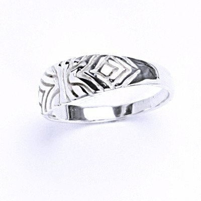 Stříbrný prsten, šperk, T 883