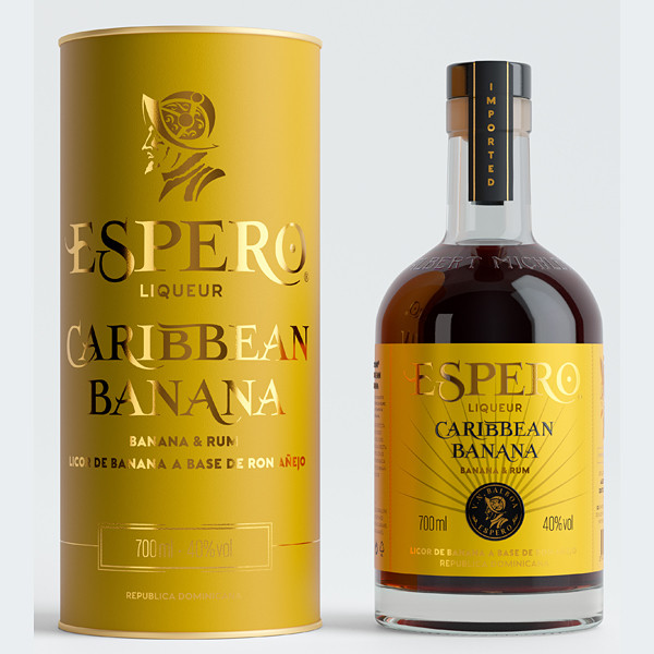 Espero Caribbean Banana 0,7l 40% Tuba