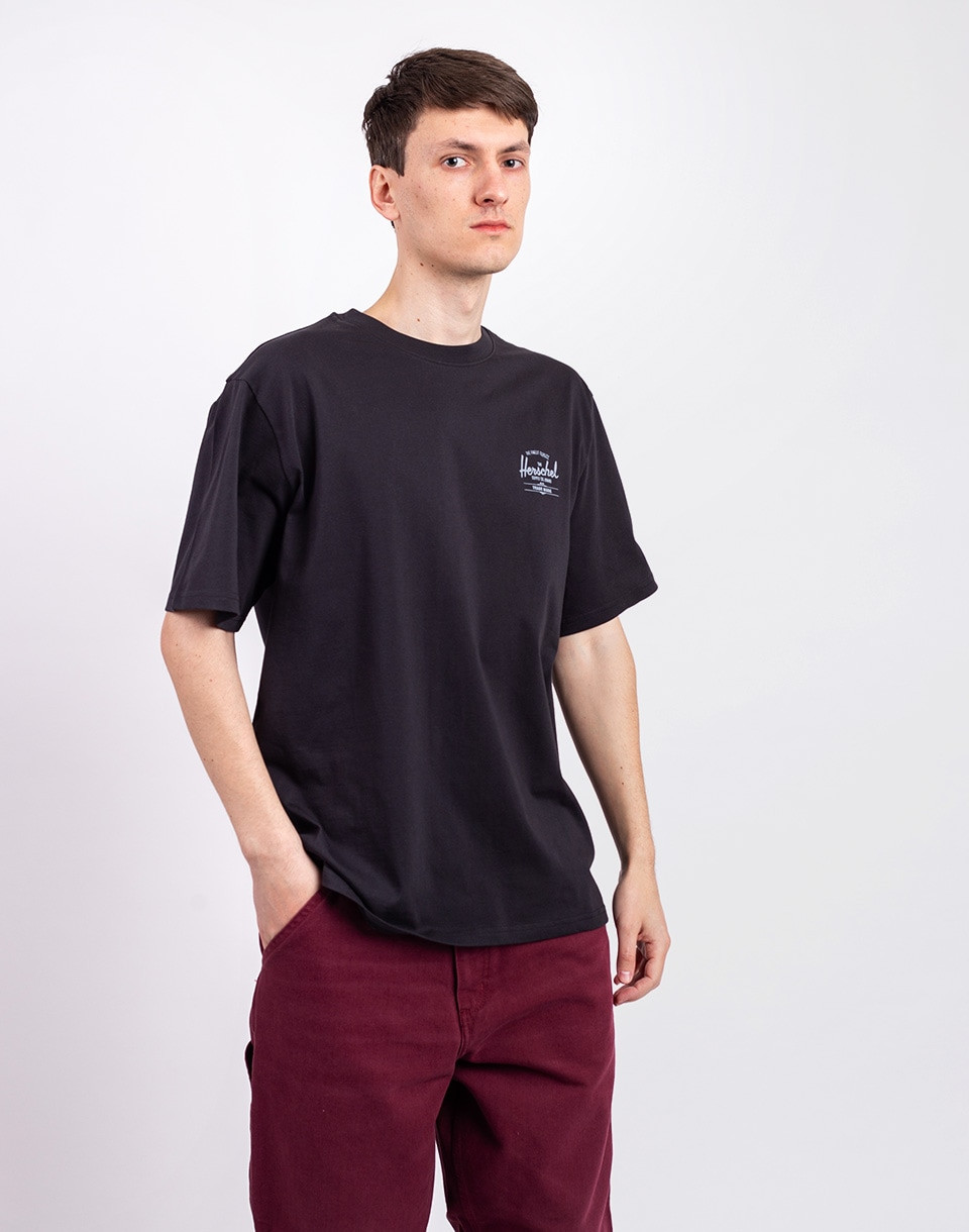 Herschel Supply Basic Tee Men's Black/White S