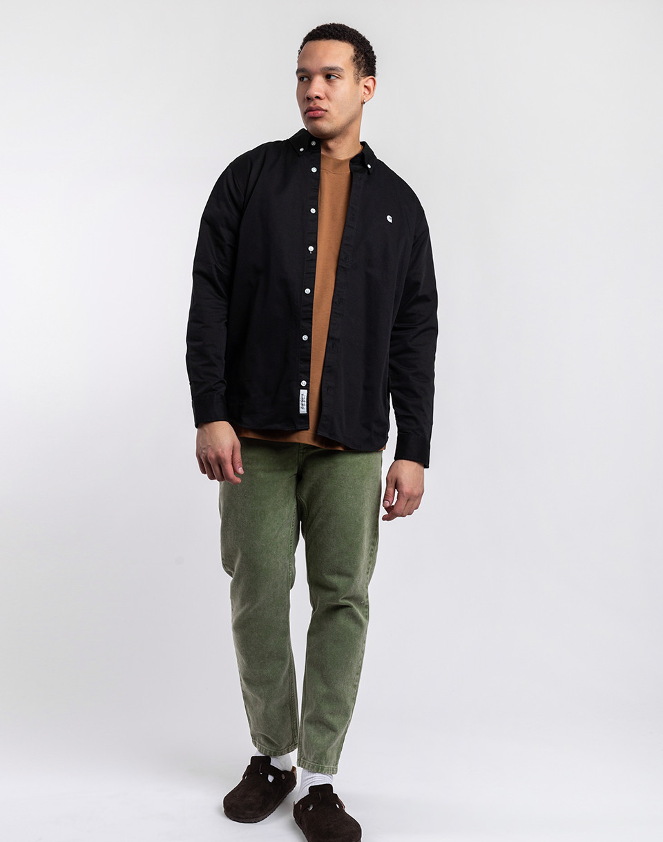 Carhartt WIP L/S Madison Shirt Black/White M