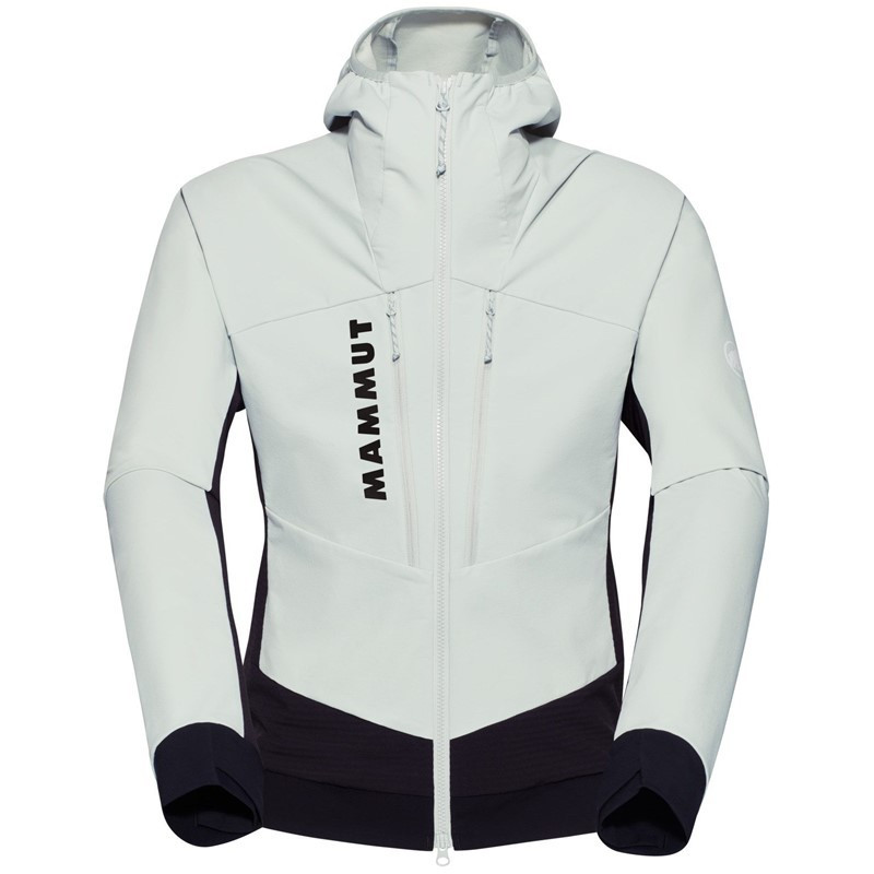 Mammut Pánská bunda Mammut Aenergy SO Hybrid Hooded Jacket Silver sage