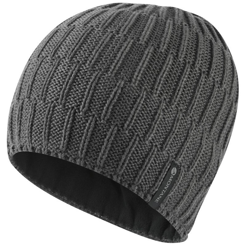 Montane Lehká větruodolná pletená čepice Montane Windjammer Halo Beanie Slate