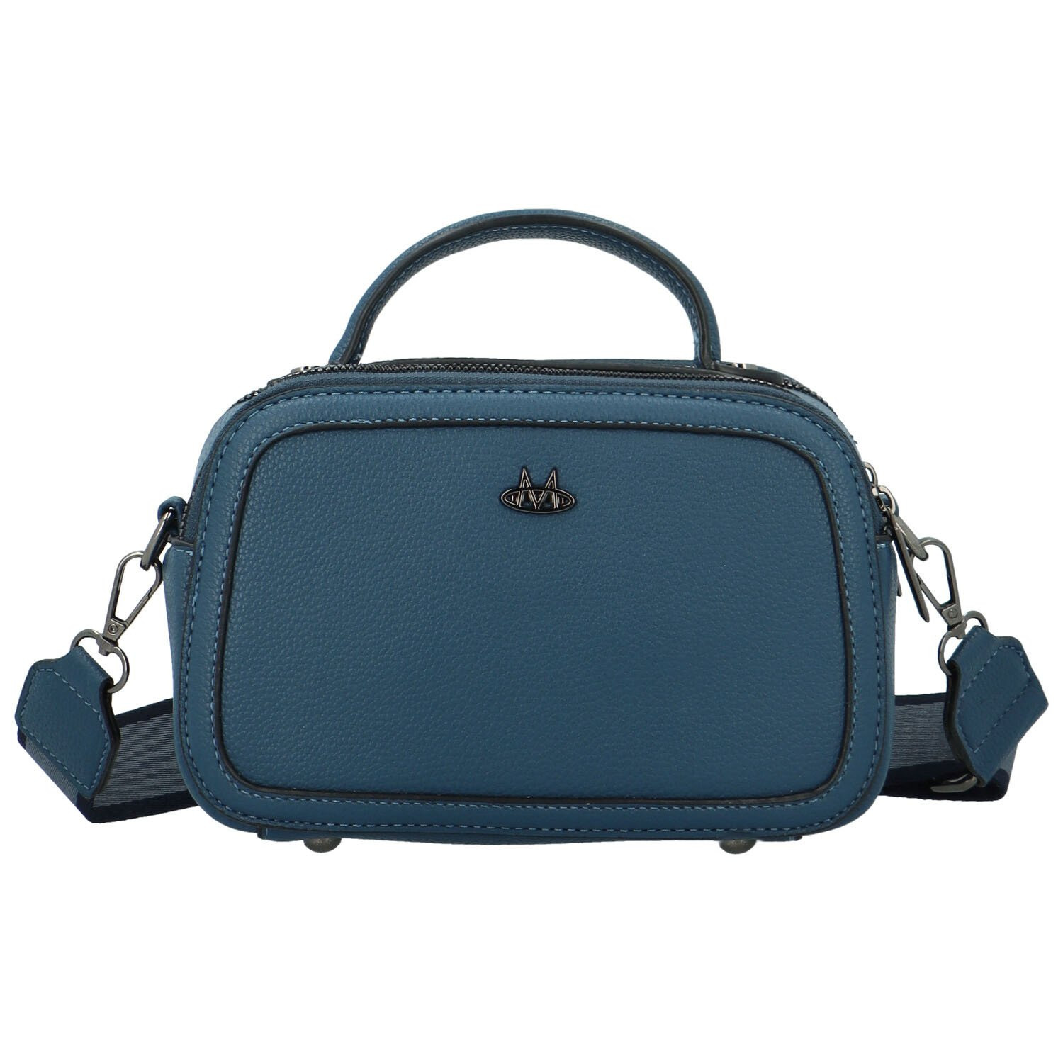 Stylová dámská koženková crossbody kabelka Katin, modrá