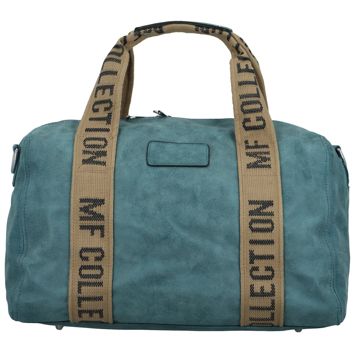 Stylová cestovní dámská koženková taška Morfeus, modrá