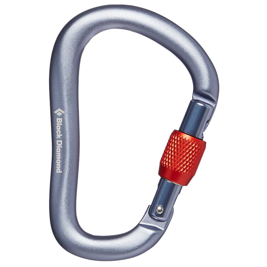 Karabina Black Diamond RockLock Screwgate Barva: stříbrná/červená
