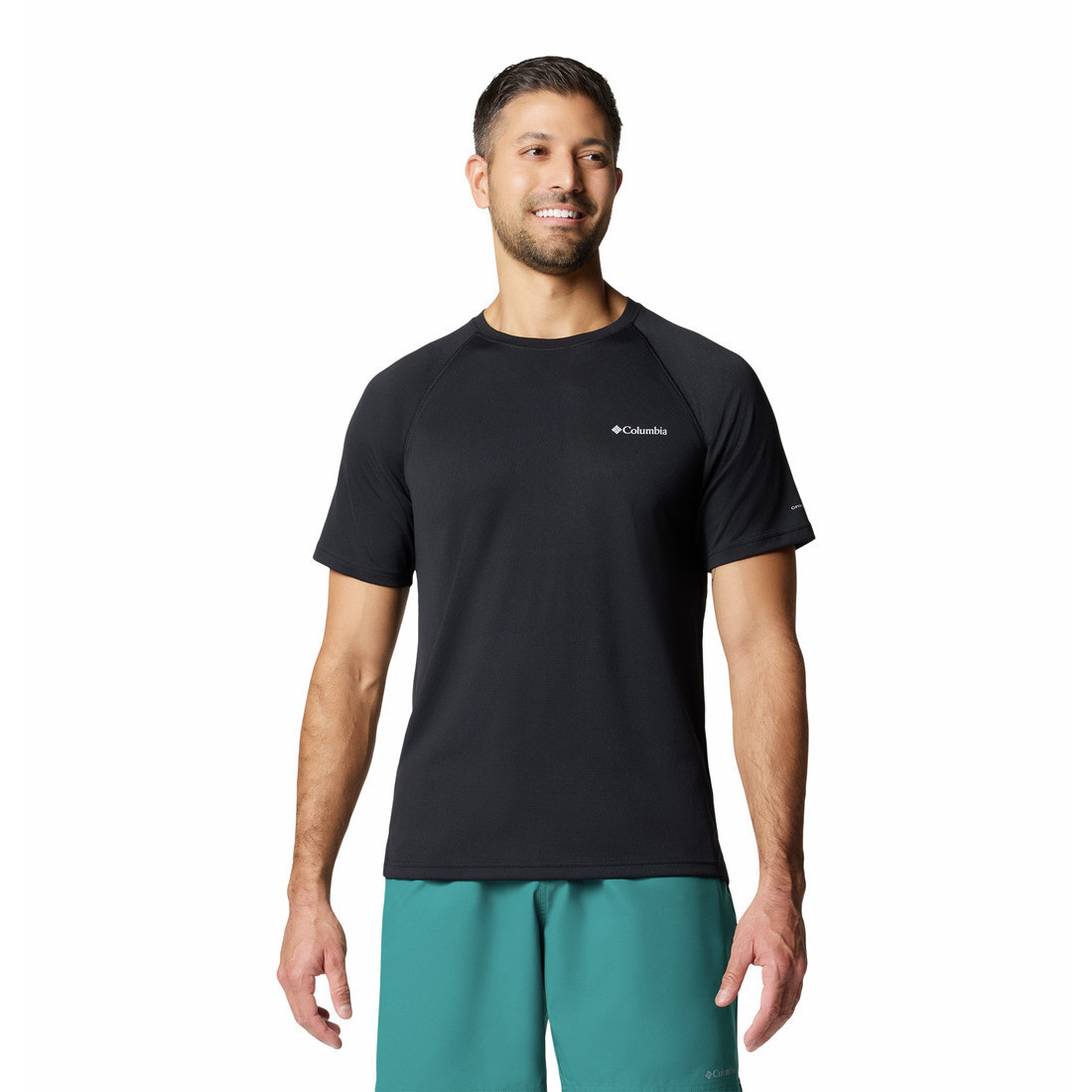 Pánské triko Columbia Alpine Chill™ Pro Short Sleeve Crew Velikost: L / Barva: černá