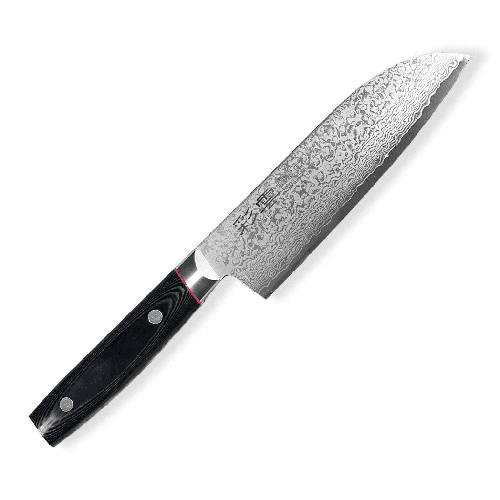 Santoku nůž KANETSUGU PRO-M 17 cm, černá, Dellinger