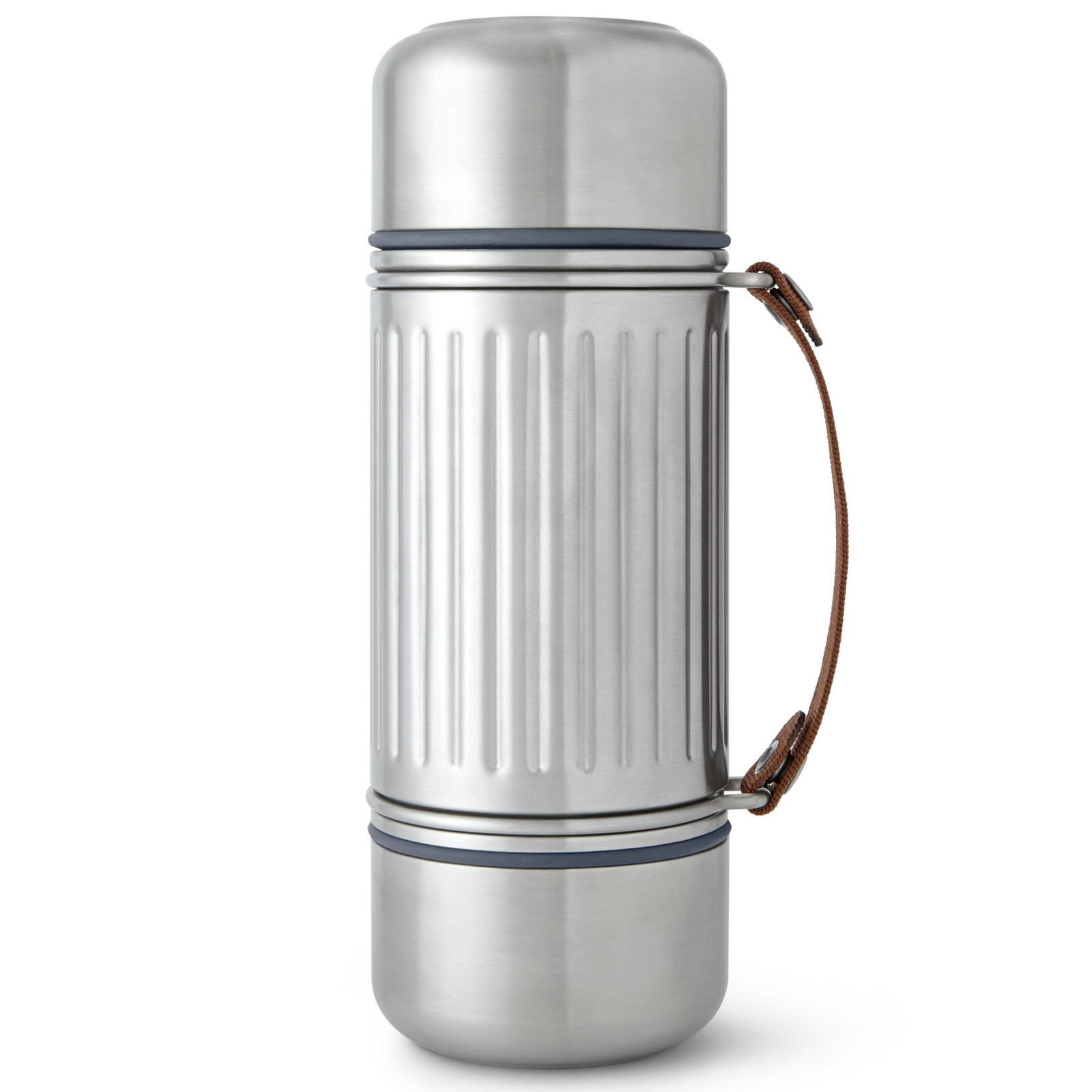 Termoláhev EXPLORER DUO 1 l, stříbrná, nerezová ocel, Black+Blum