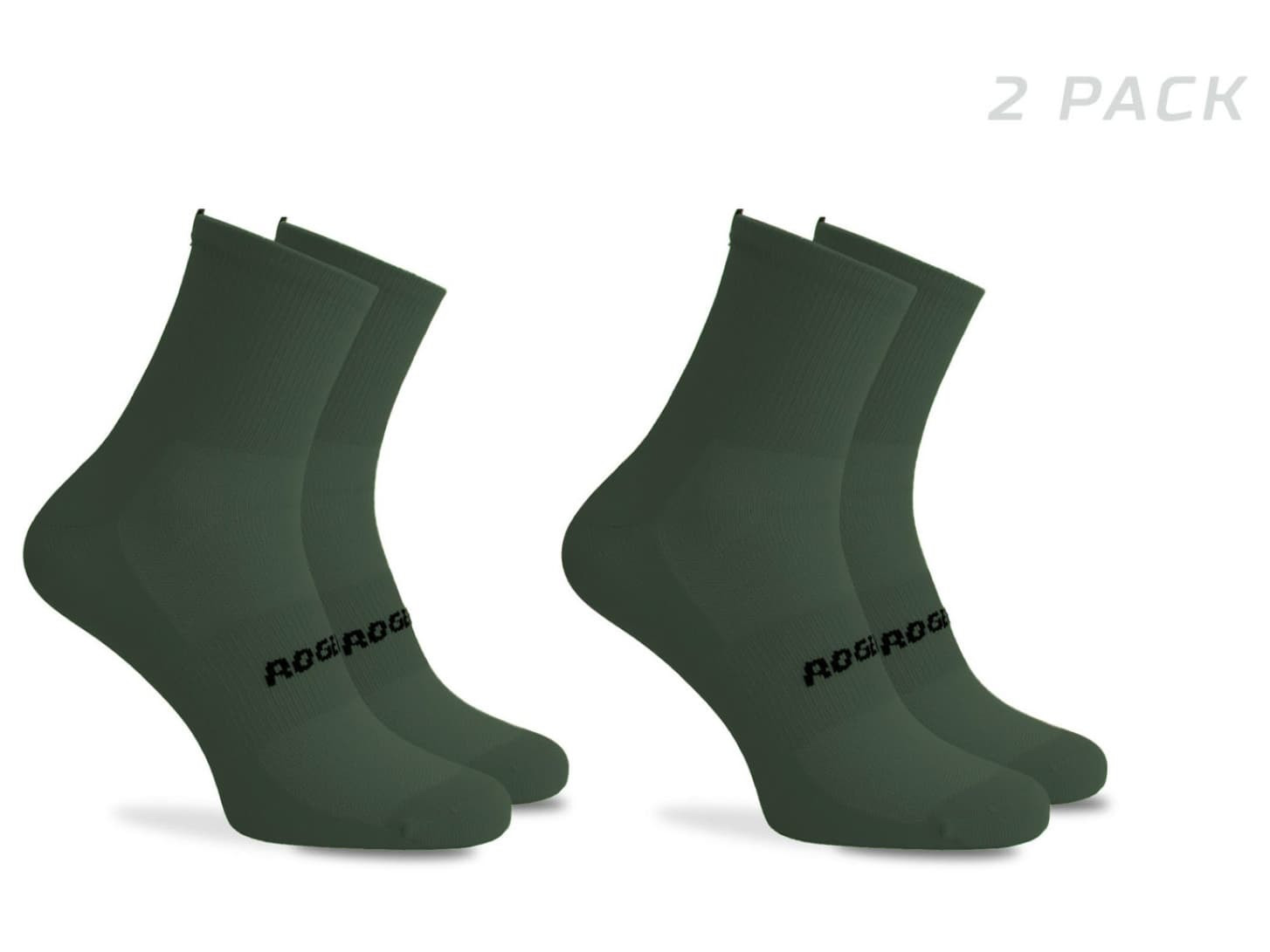 Coolmaxové ponožky Rogelli ESSENTIAL 2 páry v balení, khaki 36-39