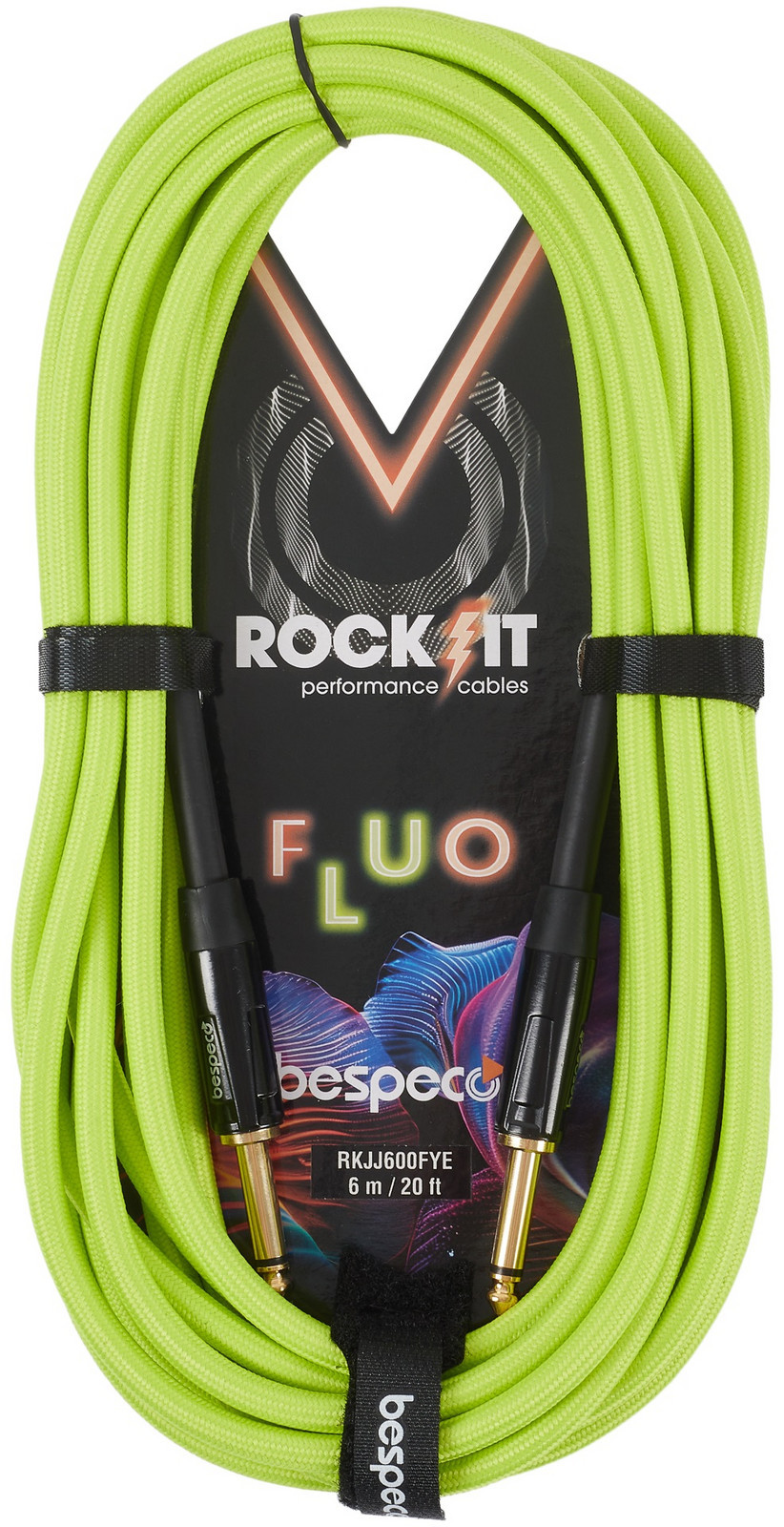 Bespeco ROCKIT FLUO Yellow 6 m