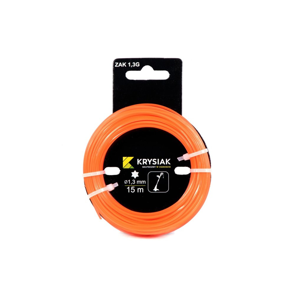 KRYSIAK žací struna 1,6mm 15m - hvězdice