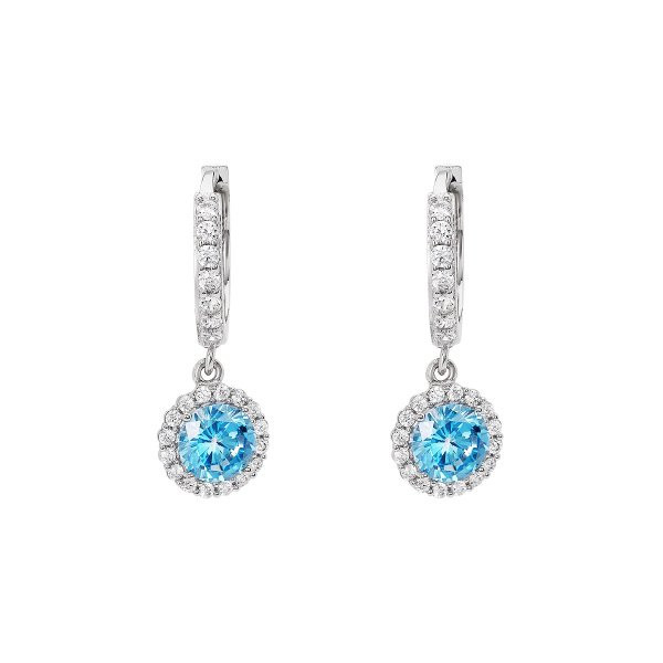 Náušnice se syntetickými kameny 336-185-001007 2.75g