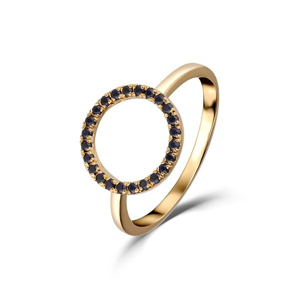 Prsten se safíry 224-244-BS35 52-2.10g