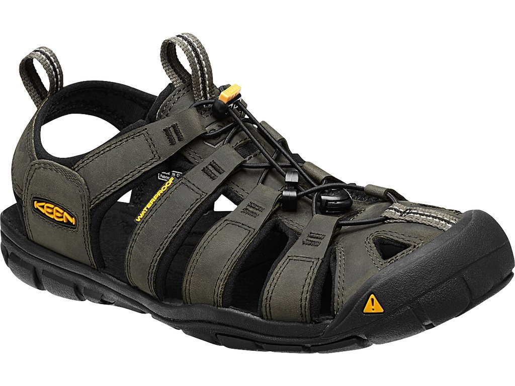 Keen CLEARWATER CNX LEATHER MEN magnet/black Velikost: 40,5