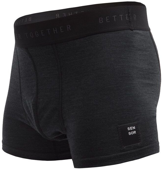 SENSOR MERINO CORDURA pánské trenky černá Velikost: S