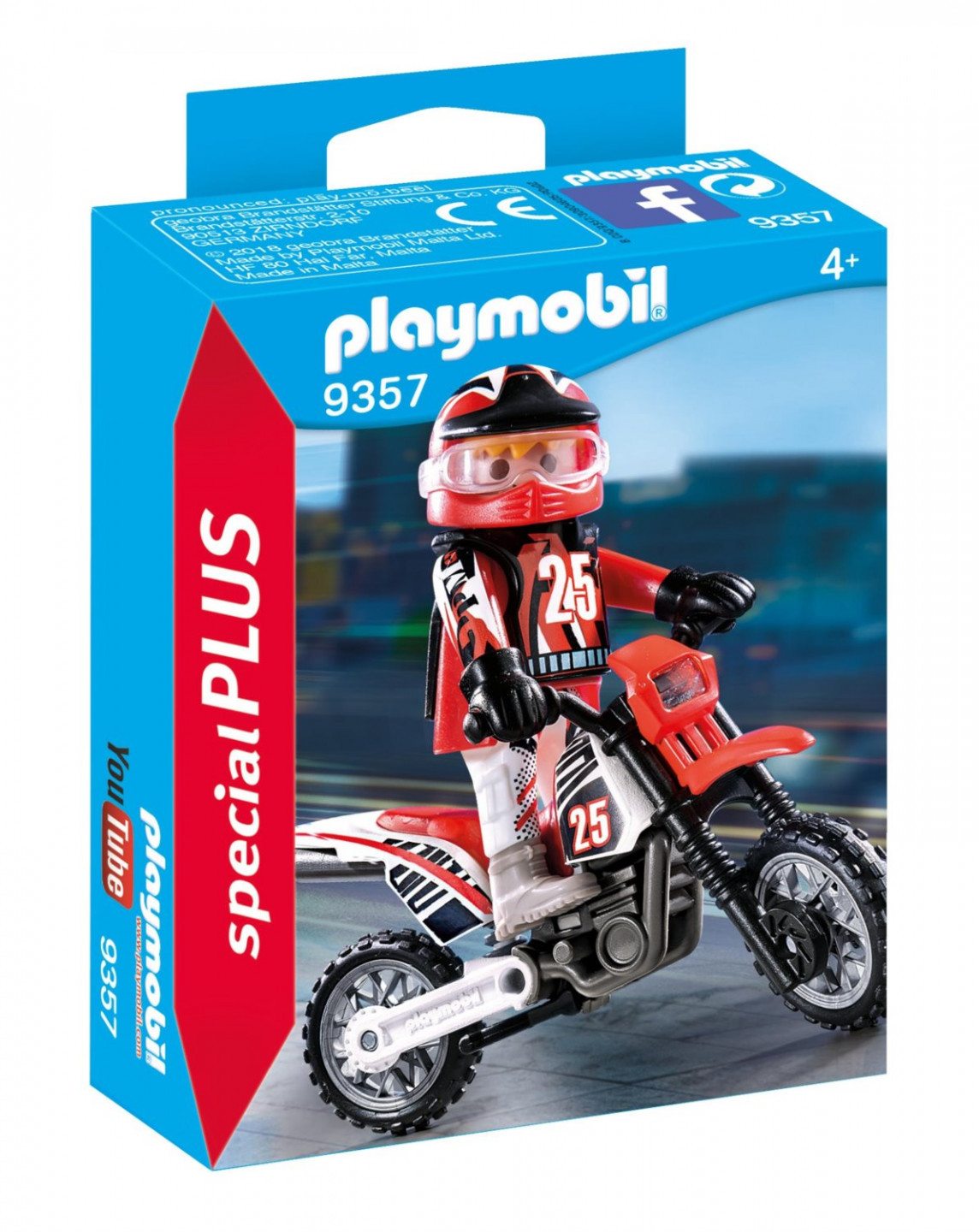 Playmobil Playmobil 9357 Motokrosový závodník