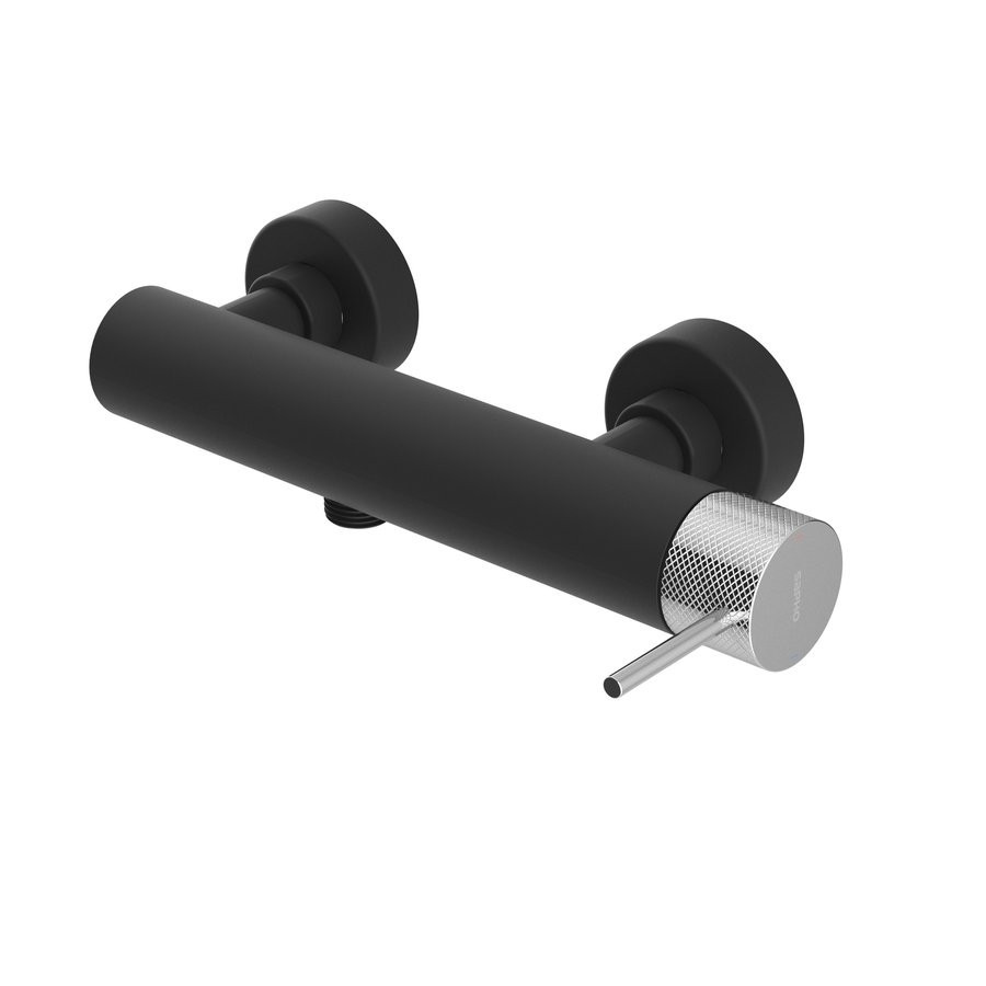 SAPHO ULTRASAN nástěnná sprchová baterie, černá mat/chrom UT011VBC