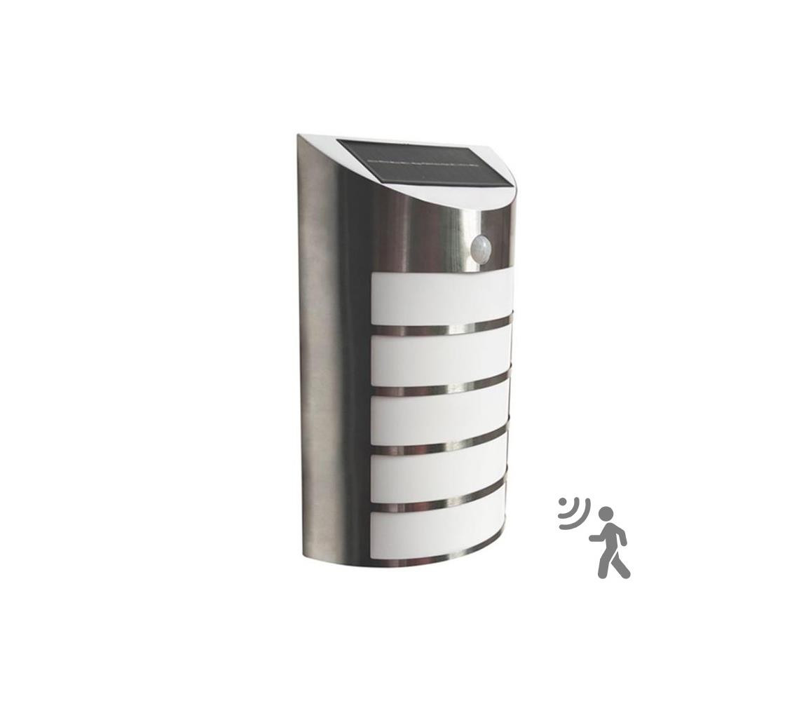 LED Solární nástěnné svítidlo se senzorem SAFFO LED/3,7V IP44