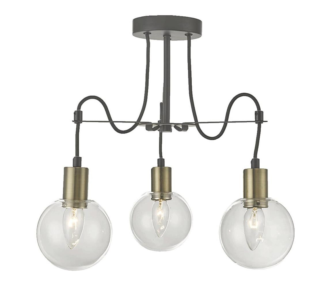 Luxera LUXERA  - Lustr na lanku ABRAZO 3xE14/40W/230V