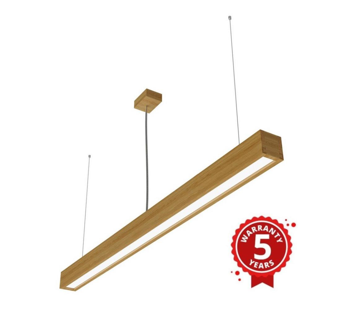 APLED APLED - LED Lustr na lanku LOOK LED/48W/230V 4000K 150 cm dub