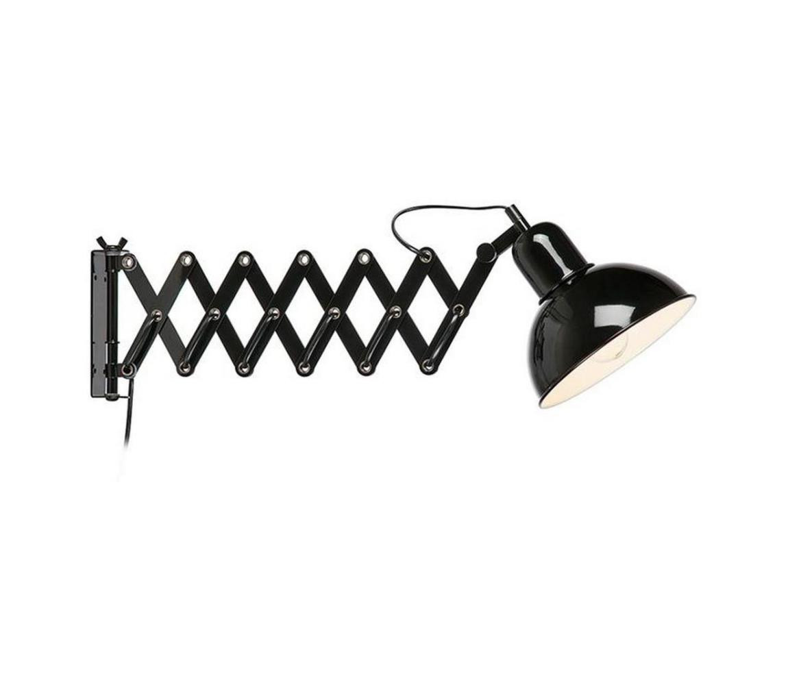 Markslöjd Markslöjd 108105 - Nástěnné svítidlo RIGGS 1xE27/60W/230V černá