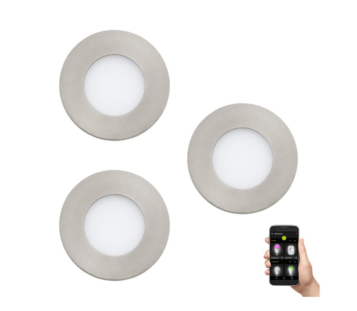 Eglo Eglo 900111-SADA 3x LED Stmívatelné koupelnové svítidlo FUEVA-Z 2,8W/230V IP44