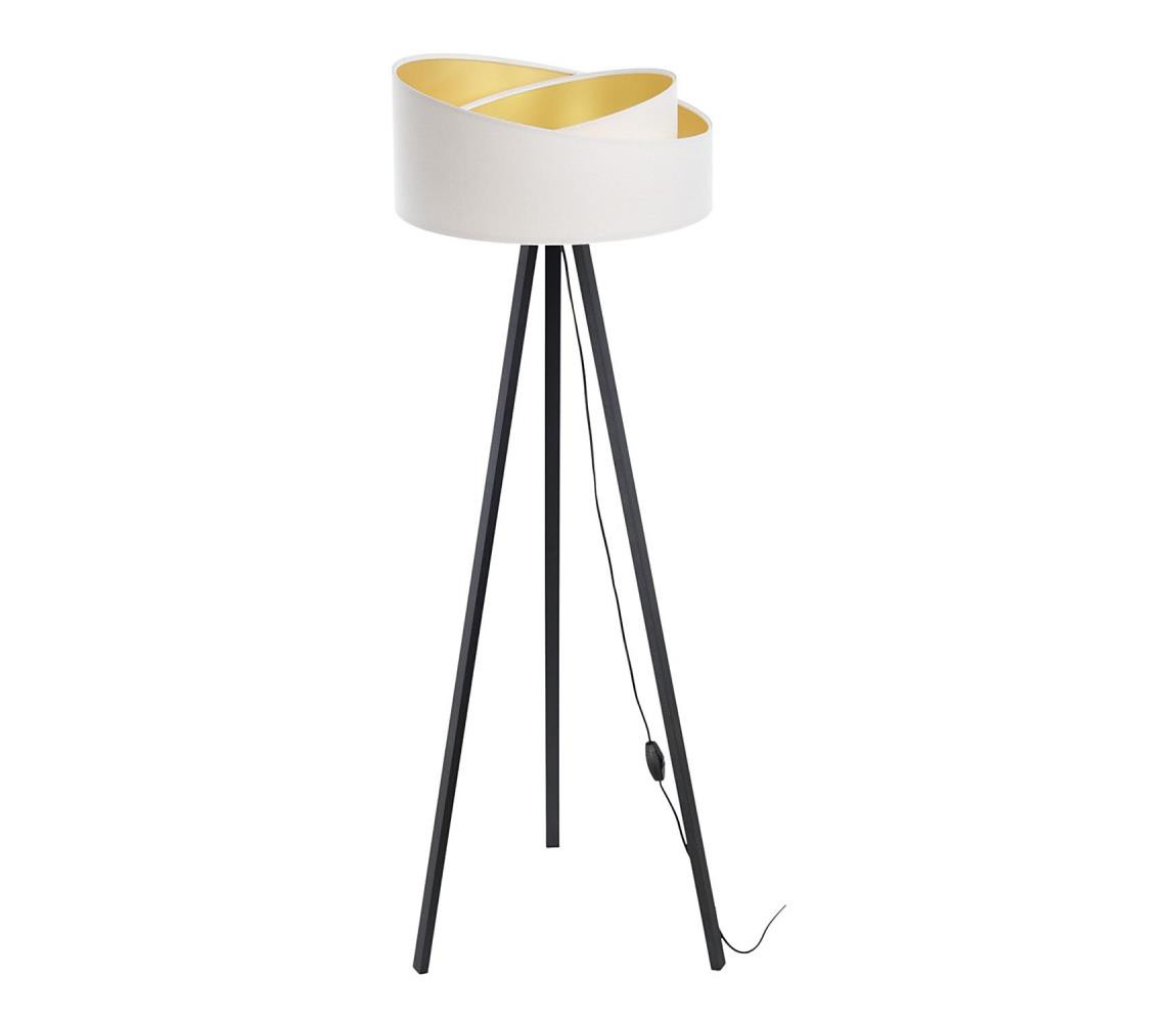 Stojací lampa GALAXY 1xE27/60W/230V bílá/wenge