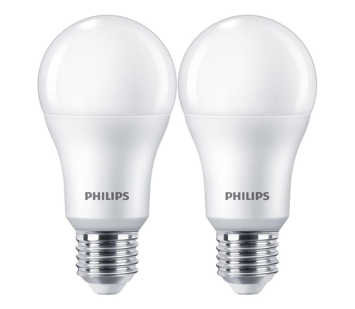 Philips 8719514471030 LED žárovka CorePro E27 13W/100W 1521lm 4000K A67 bílá 2-set