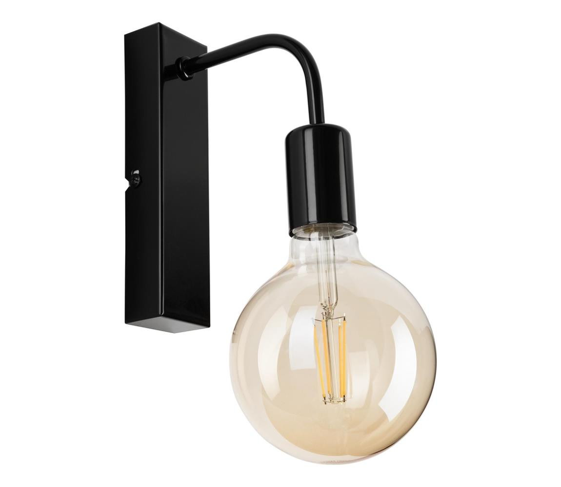 Nástěnné svítidlo ASTRID 1xE27/60W/230V lesklá černá