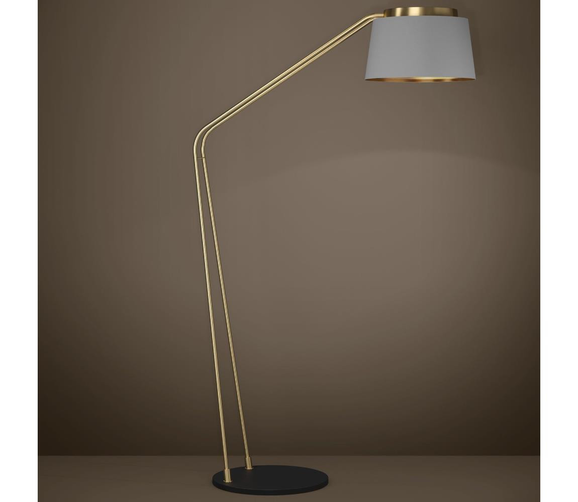 Eglo Eglo 390174 - Stojací lampa ALMERIMAR 1xE27/40W/230V šedá/zlatá