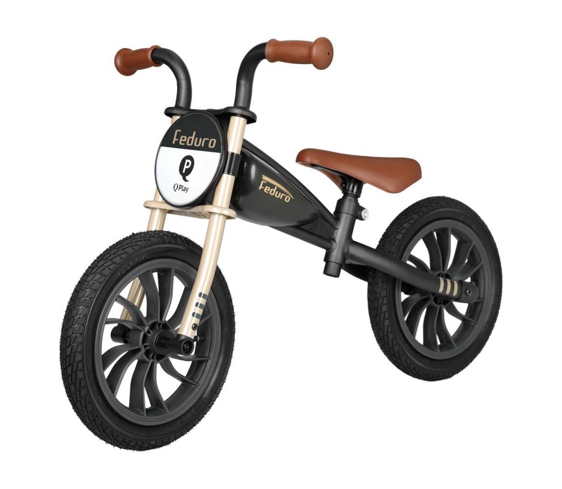 QPlay QPlay - Odrážedlo FEDURO černá/zlatá