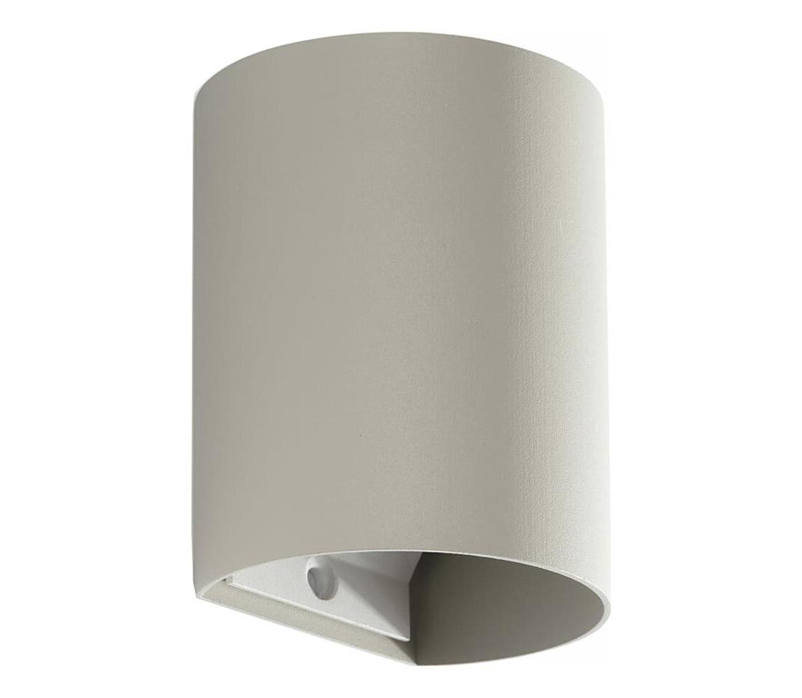 FARO Barcelona FARO 40524 - Nástěnné svítidlo SOLE 1xGU10/8W/230V šedá kulatý