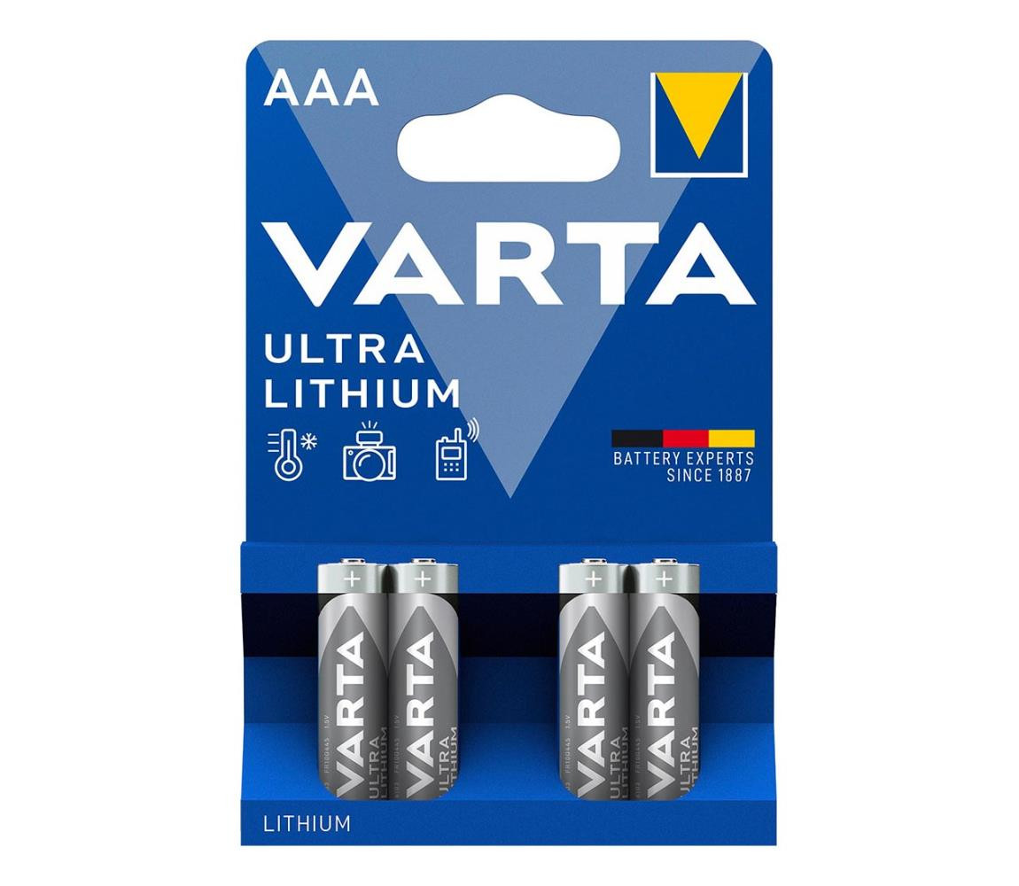 VARTA Varta 6106301404 - 4 ks Lithiová baterie ULTRA AA 1,5V