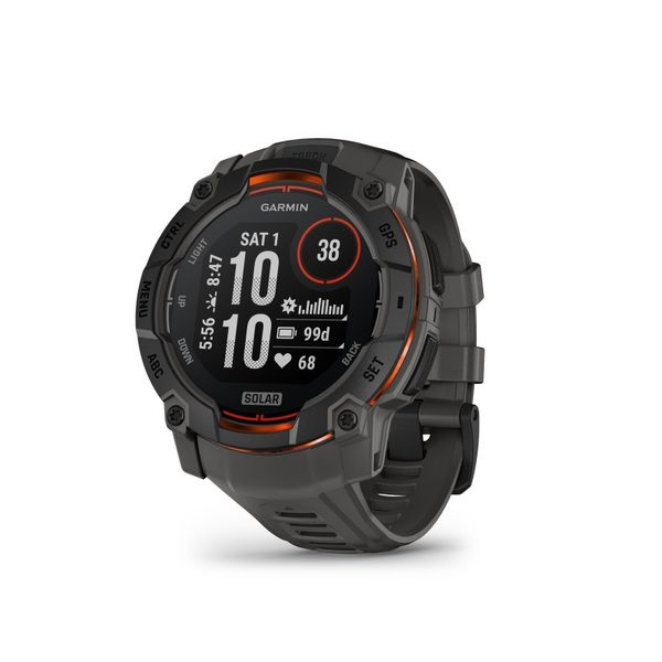 Garmin Instinct® 3 – 50 mm, Solar Black s charcoal páskem 010-02935-00