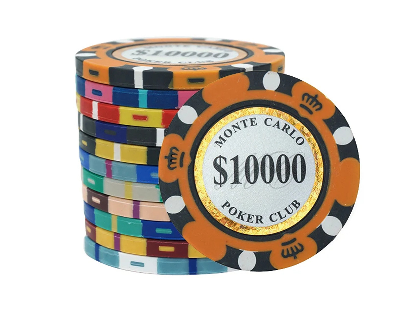 Kusový poker žeton Monte Carlo Pokerclub 10000