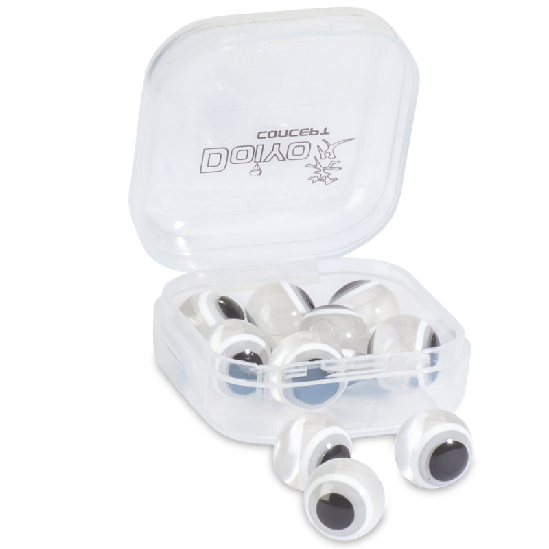 Doiyo skleněné korálky s okem White 10mm 10s-3800210