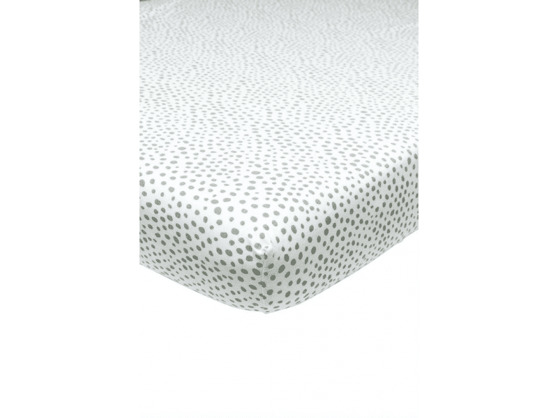 Meyco žerzejové prostěradlo 70x140/150 Cheetah forest green