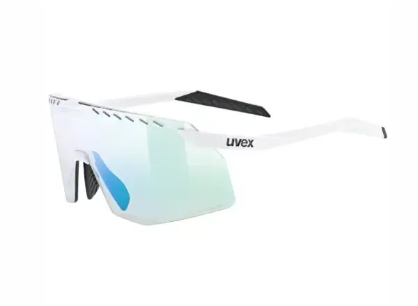 Uvex Pace Stage Variomatic brýle White Matt/Mirror Green