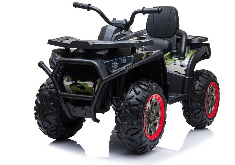 mamido Dětská elektrická čtyřkolka 4x4 Spyder lakovaná maskáčová