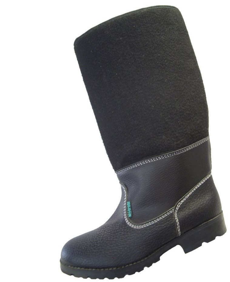 Koženofilcová zimní obuv O1 91300