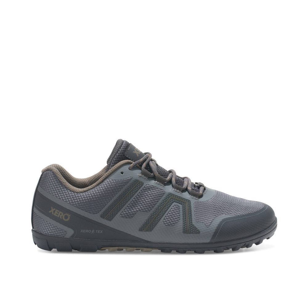 Xero Shoes MESA TRAIL WP M Steel Gray / Asphalt Pánské barefoot sportovní boty - 41