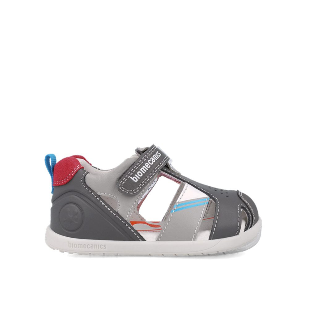 BIOMECANICS SANDÁLY WIDER Grey Dětské barefoot sandály - 21