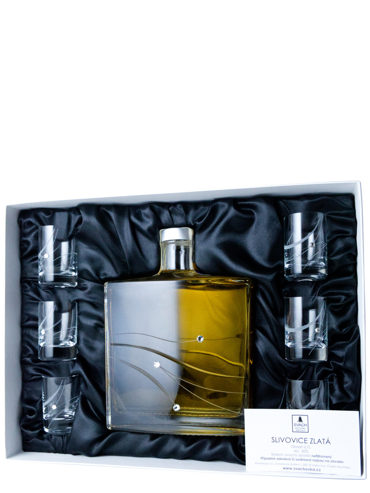 Destilérka Svach (Svachovka) Svachovka Swarovski Zlatá Slivovice 50% 0,7l