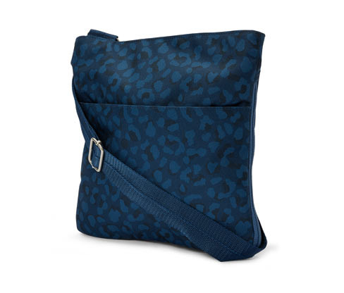 Tchibo - Bezpečnostní taštička přes rameno - barva: modrá