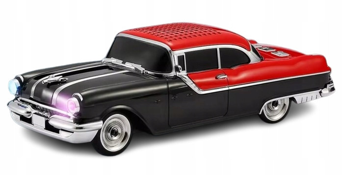 Bluetooth reproduktor auto retro Rádio Usb 10W