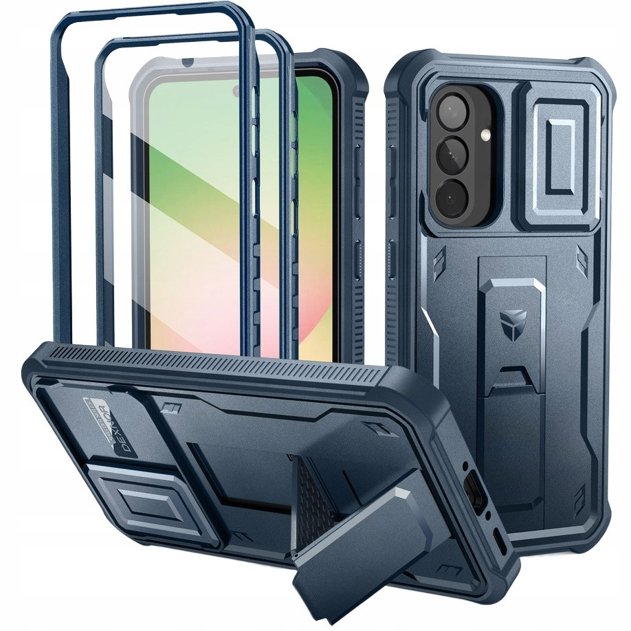 Pancéřové Pouzdro Dexnor pro Galaxy A56 5G, rámeček s fólií chránící displej 360