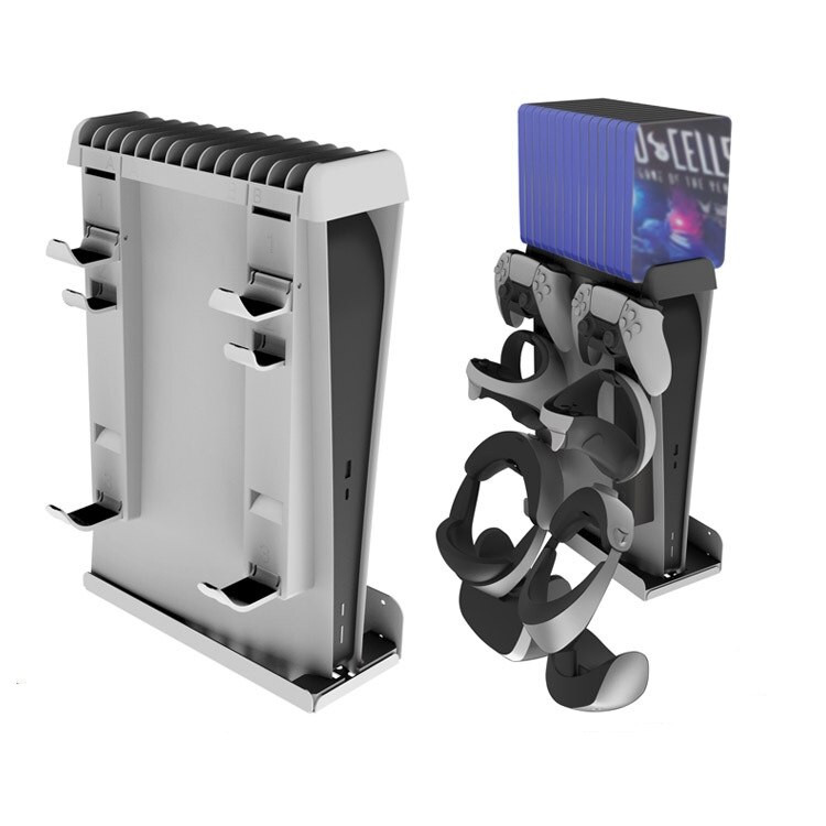 Nástěnný držák věšák na herní konzoli pady sluchátka pro konzoli PS5 a VR2