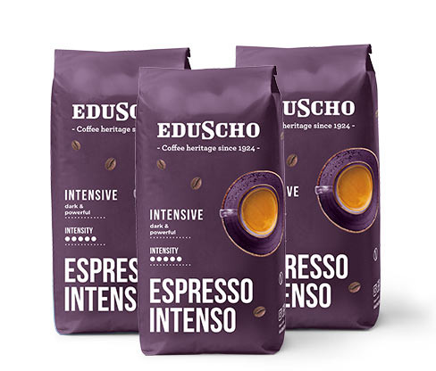 Eduscho Espresso Intenso - 3 kg zrnkové kávy - Intenzita: 5/5