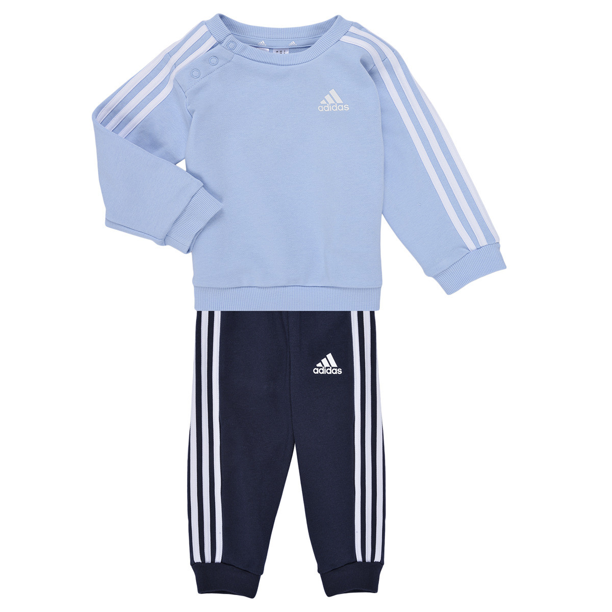 adidas  Essentials 3-Stripes Jogger Set  Modrá