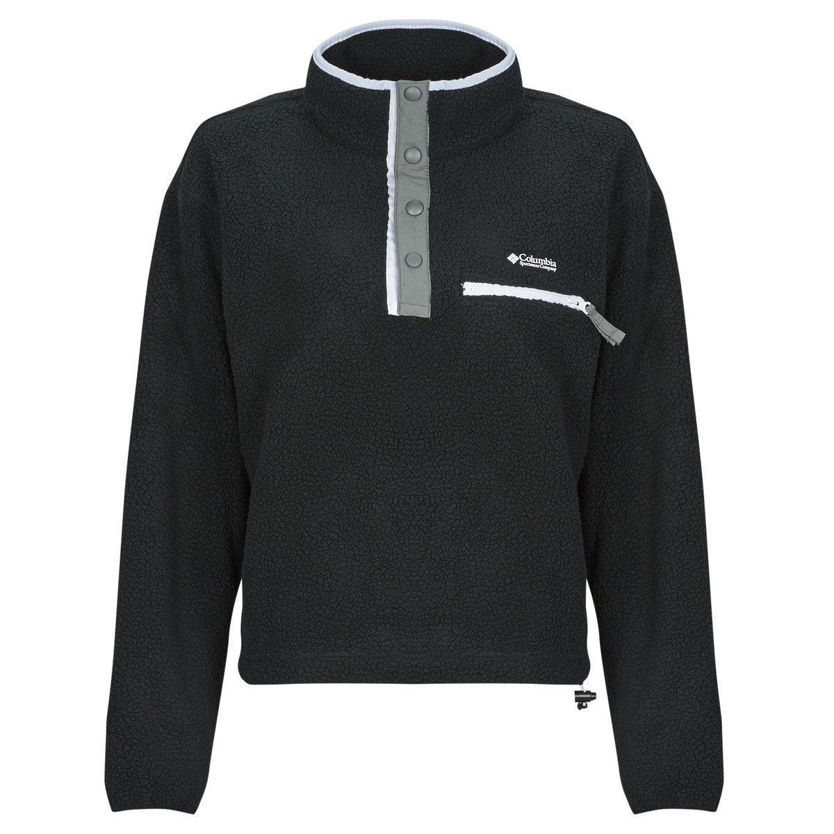 Columbia  HELVETIA II CROPPED HALF SNAP FLEECE  Černá